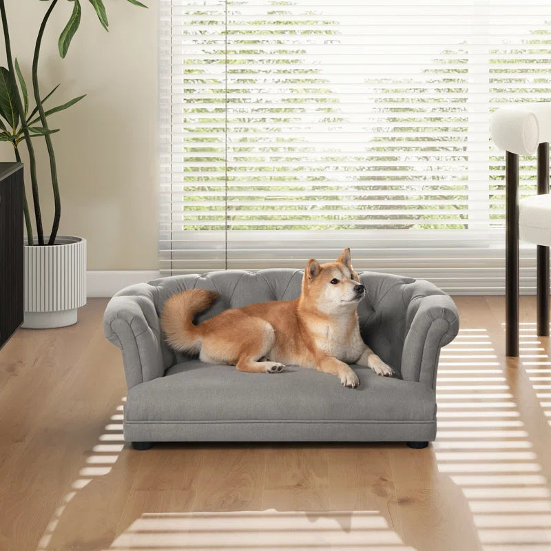 Jennifer Taylor Home 36.5" Chesterfield Medium Pet Sofa Bed
