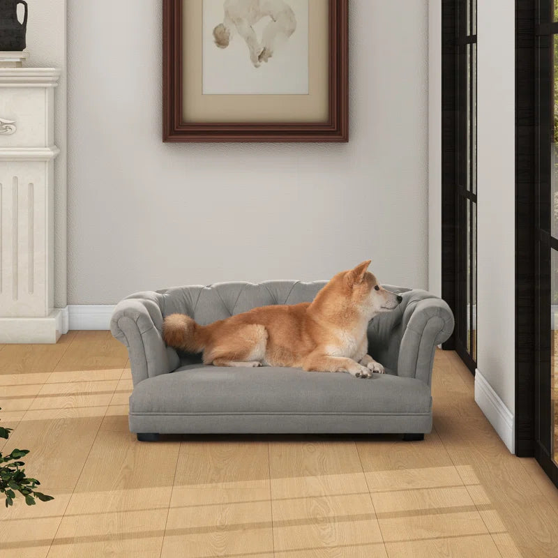 Jennifer Taylor Home 36.5" Chesterfield Medium Pet Sofa Bed