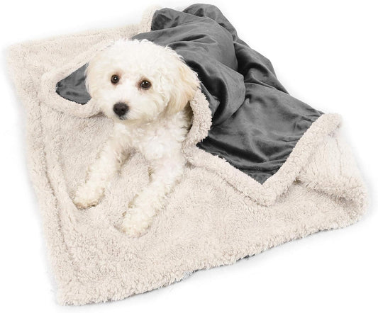 Dog Blankets for Small Dogs, Soft Puppy Blanket, Pet Blankets for Cats, Lightweight & Washable, Perfect for Dog Beds, Car Seats, Creat, 30X40 Inches
