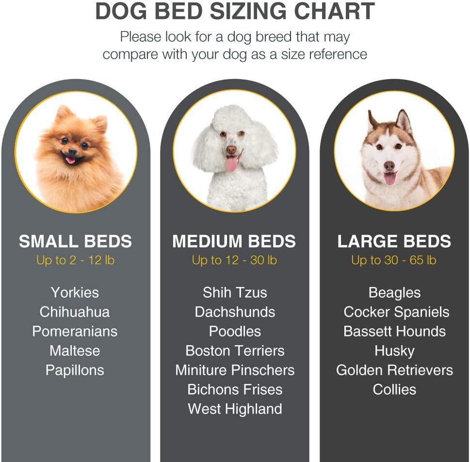 Westerhill Pet Sofa Bed, Charcoal, Medium, for Dogs and Cats All Medium and Small Breeds