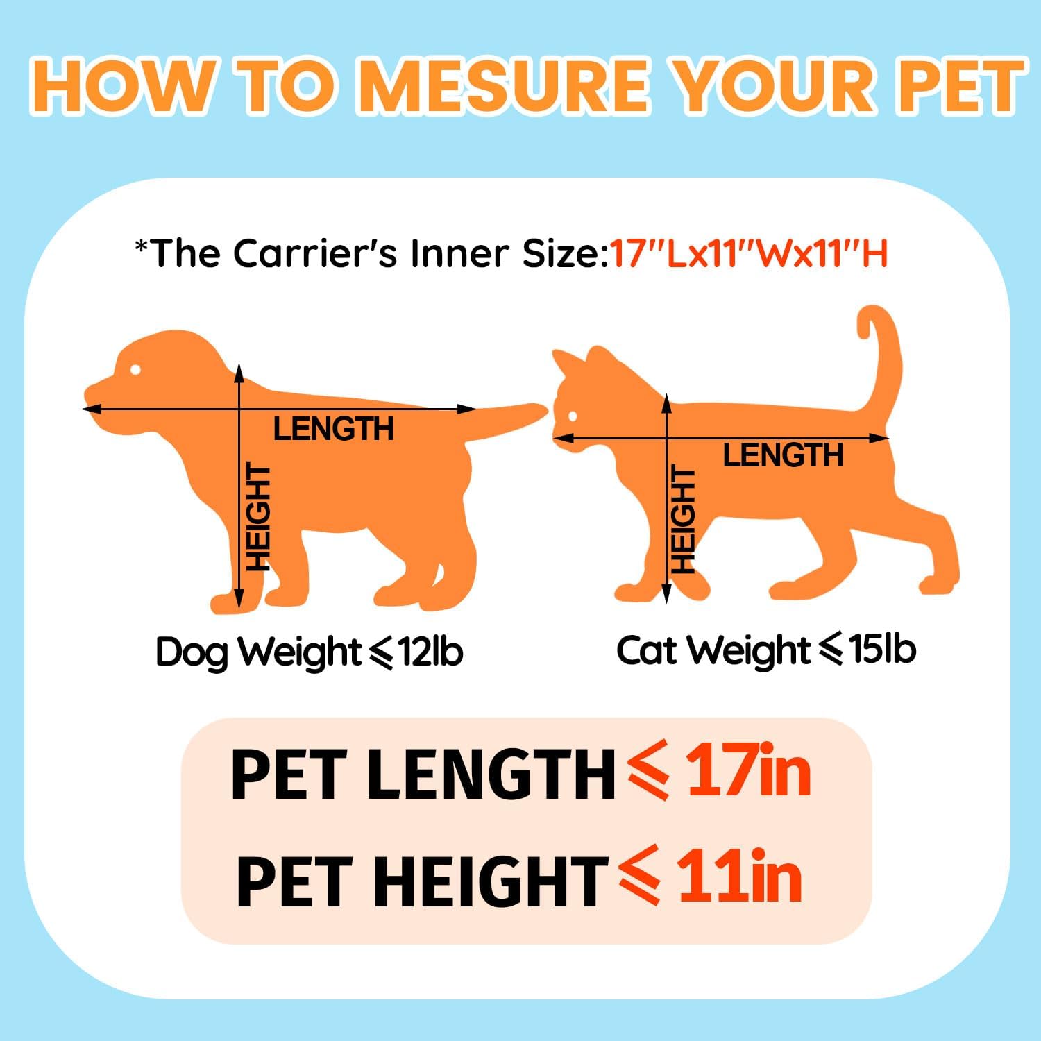 Top-Expandable Pet Carrier with Wheels 19X13X9 Inches Southwest Allegiant Airlines Approved, Soft-Sided Carrier for Small Dog under 12 Lbs and Large Cat under 15 Lbs(Blue)