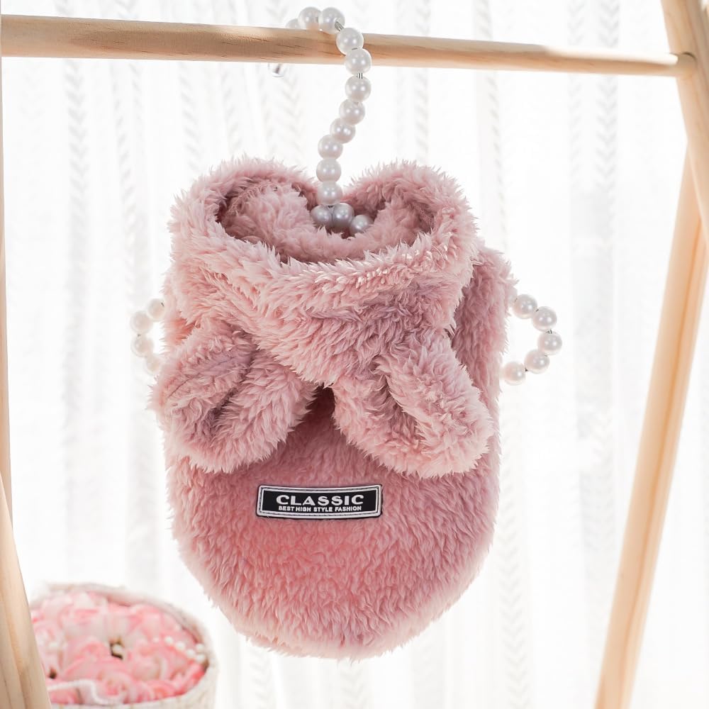 Cat Bunny Ears Costume Cute Dog Kitten Hoodies Sweater Rabbit Ears Puppy Pet Apparel (Medium,Pink)