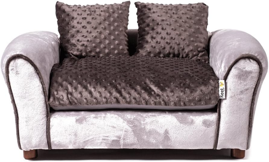 Westerhill Pet Sofa Bed, Charcoal, Medium, for Dogs and Cats All Medium and Small Breeds