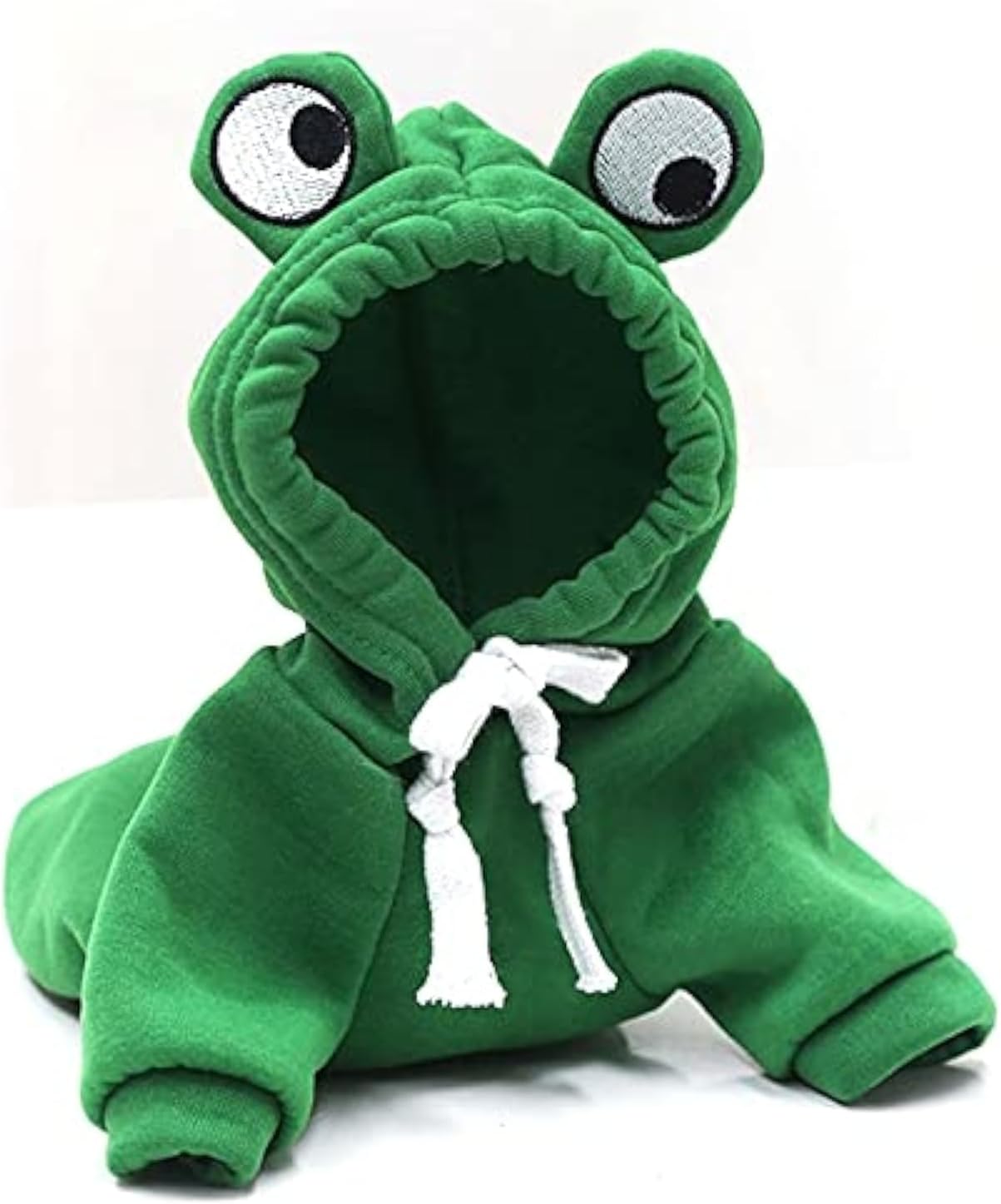 Warm Dog Winter Clothes Cute Fruit Dog Coat Hoodies Fleece Pet Dogs Costume Jacket for French Bulldog Chihuahua Ropa Para Perro(Green,M)