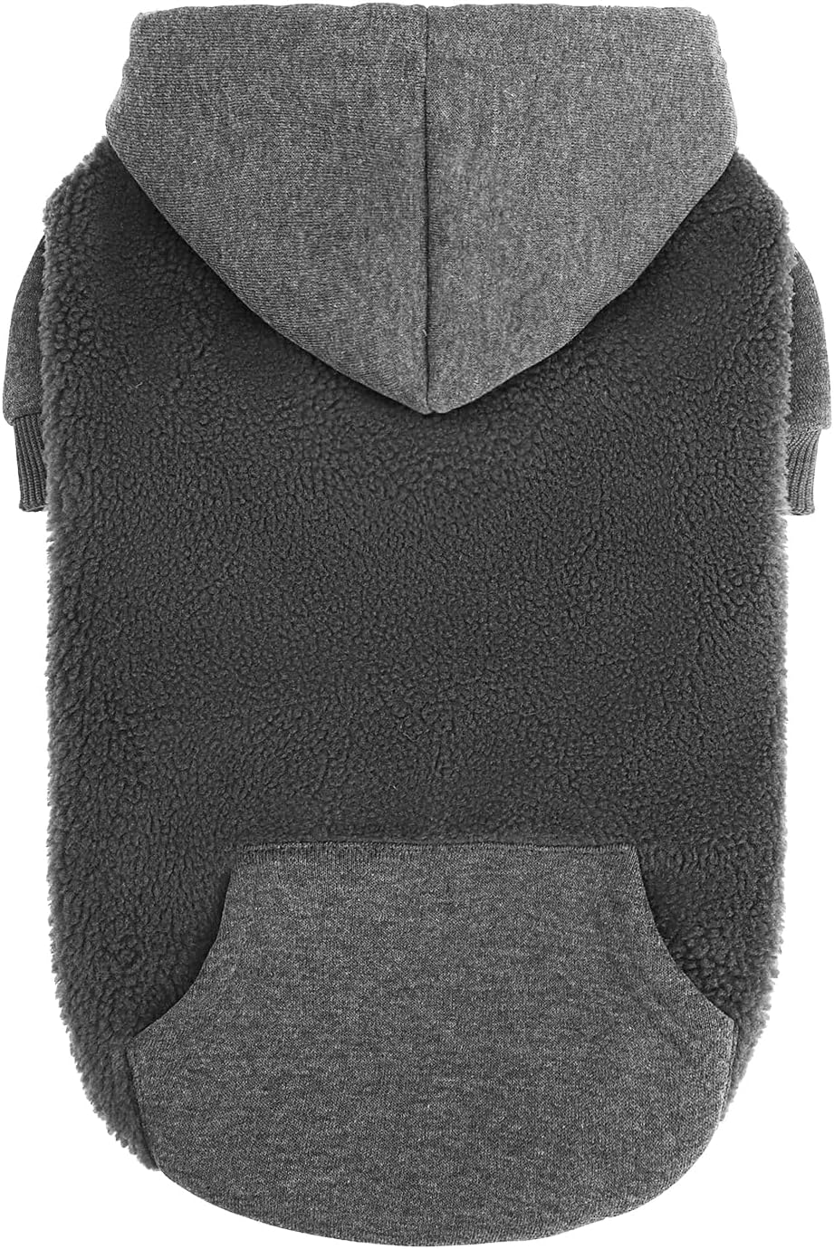 Dog Hoodie Puppy Sweatshirt Warm Dog Sweater Winter Clothes Cold Weather Coats for Small Medium Large Dogs, Black, XL