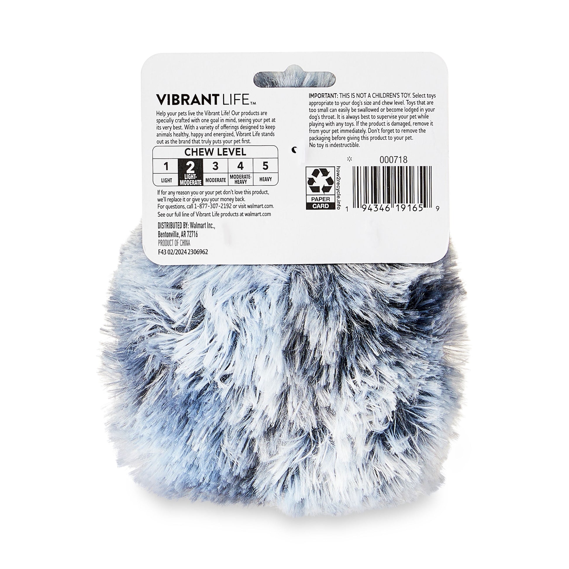 Cozy Buddy Hedgehog Squeaky Dog Toy