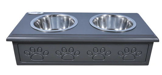 Sassy Paws 2 Cups Anti-Skid Elevated Feeder
