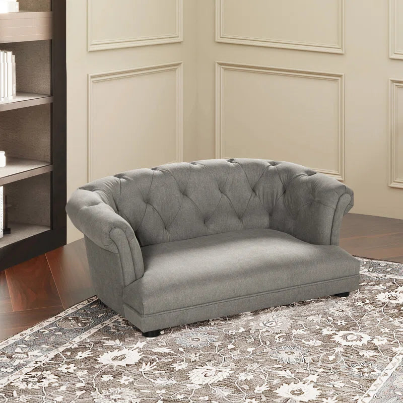 Jennifer Taylor Home 36.5" Chesterfield Medium Pet Sofa Bed