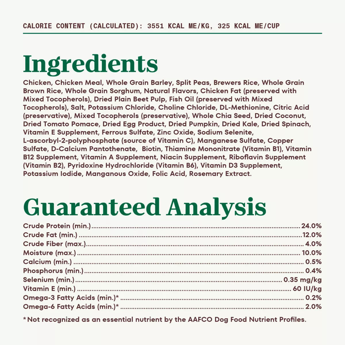 Nutro Natural Choice Chicken, Vegetable and Brown Rice Flavor Senior Dry Dog Food - 13Lbs