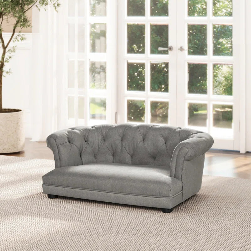 Jennifer Taylor Home 36.5" Chesterfield Medium Pet Sofa Bed